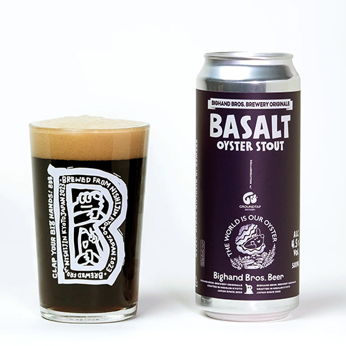 ビッグハンドブロス / バソルト (玄武岩) (Oyster Stout) 500ml缶 [Bighand Bros. Beer / Basalt]