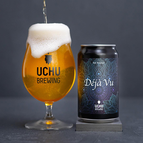 うちゅうブルーイング / デジャヴ (NZ Pilsner) 350ml缶 [UCHU BREWING / D&eacute;j&agrave; Vu]