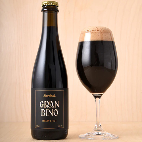 バーダック / グラン ビーノ (Wine Barrel Aged Imperial Stout w/ Montmorency Cherries) 375ml瓶 [Burdock / Gran Bino]
