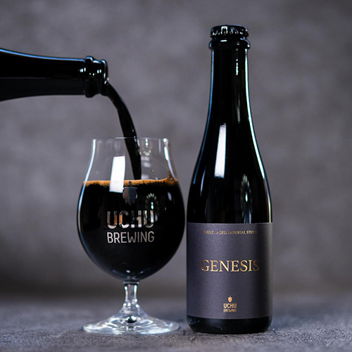 うちゅうブルーイング / ジェネシス #002 (Barrel Aged Imperial Stout) 375ml瓶 [UCHU BREWING / GENESIS #002]