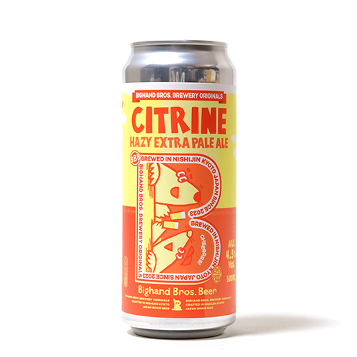 ビッグハンドブロス / シトリン (黄水晶) (Hazy XPA) 500ml缶 [Bighand Bros. Beer / Citrine]