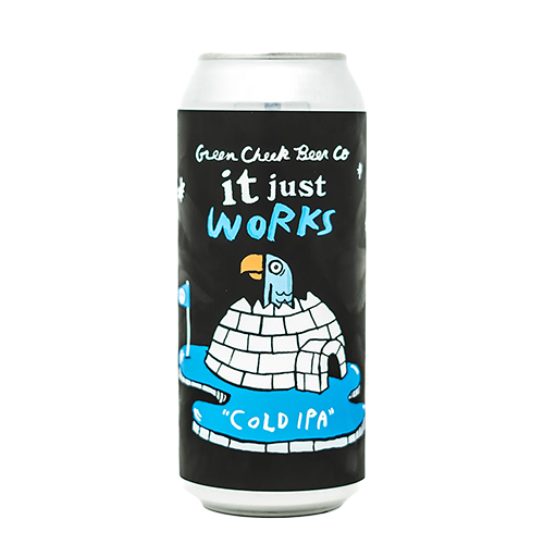 グリーンチーク / イット・ジャスト・ワークス (Cold IPA) 473ml缶 [Green Cheek / It Just Works]
