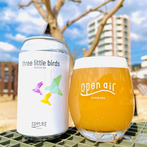 オープンエア / スリー・リトル・バーズ (thiolized ipa) 350ml缶 [open air / three little birds]