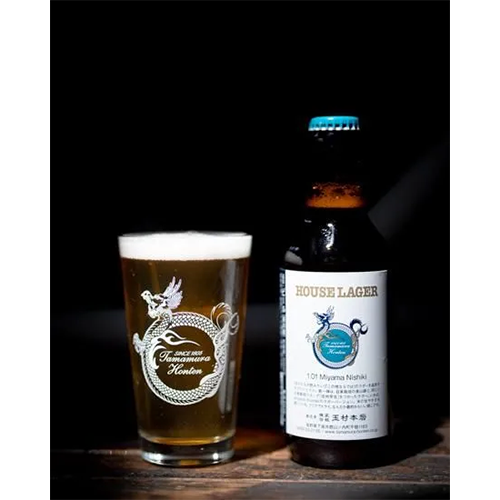 志賀高原ビール / ハウスラガー 1.01 美山錦 (Rice Lager) 330ml瓶 [Shiga Kogen Beer / HOUSE LAGER 1.01 Miyama Nishiki]