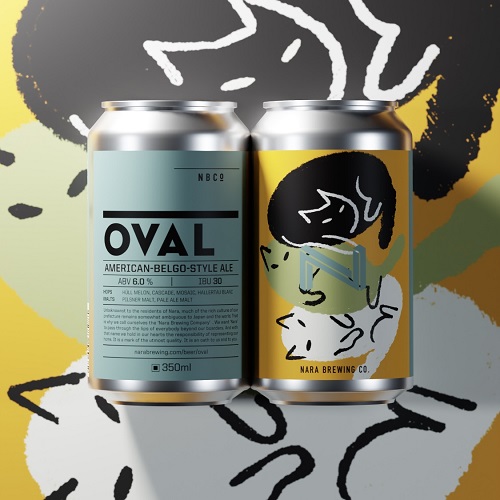 奈良醸造 / オーヴァル (American-Belgo-Style Ale) 350ml缶 [Nara Brewing Co. / OVAL]