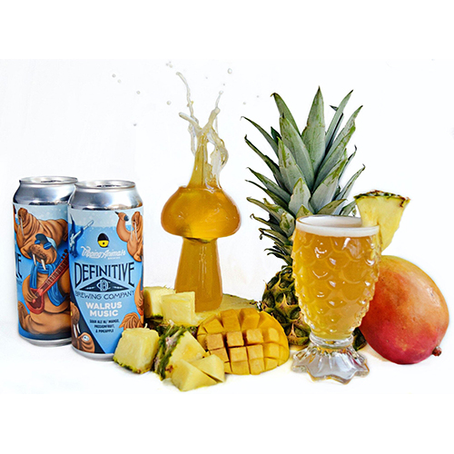 ディフィニティブブルーイング / ウォーラス ミュージック (Fruited Sour) 473ml缶 [Definitive Brewing / Walrus Music]