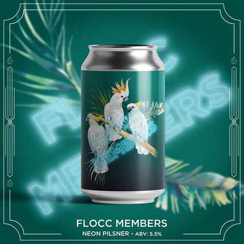 インクホーンブルーイング / フロックメンバーズ2026 (Neon Pilsner) 355ml缶 [Inkhorn Brewing / Flocc Members 2026]