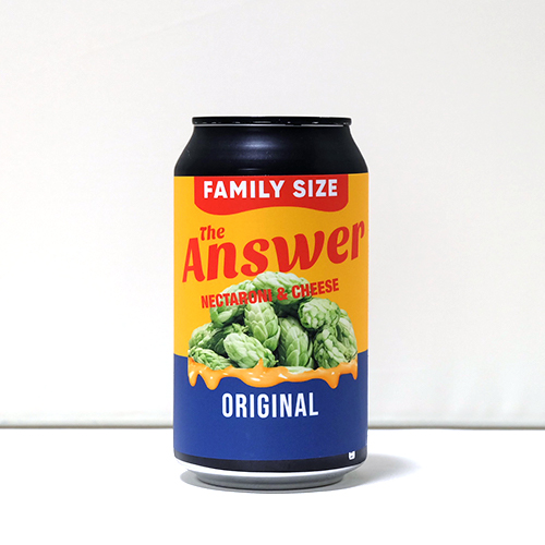 ジ・アンサー・ブリューパブ / ネクタロニ・アンド・チーズ (Hazy Double IPA) 355ml缶 [The Answer Brewpub / Nectaroni and Cheese]
