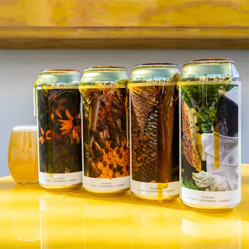 イーブルツインニューヨーク / バジン - シトラ + カシミア + サブロ (DDH New England Pale Ale) 473ml缶 [Evil Twin NYC / Buzzin’ - Citra + Cashmere + Sabro]