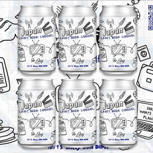 ビーイージーブルーイング / ジャパン・クラフトビール・チャンネル (Hazy DDH DIPA) 350ml缶 [Be Easy Brewing / Japan Craft Beer Channel]