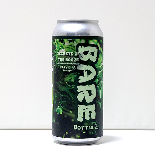 ベアボトル x アルファアシッド / シークレッツ・オブ・ザ・ブーズ (Hazy Double IPA) 473ml缶 [Barebottle x Alpha Acid / Secrets Of The Booze]
