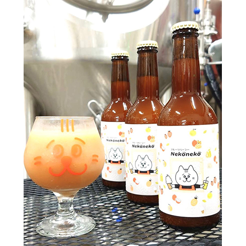 アマクサソナービア / フルーツパーラー Nekoneko (Fruits Smoothie Sour) 330ml瓶 [Amakusa Sonar Beer / Fruit Parlor Nekoneko]