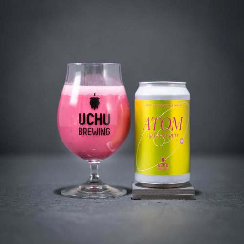 うちゅうブルーイング / アトム ドラゴンフルーツ (Tropical Smoothie Sour) 350ml缶 [UCHU BREWING / ATOM DRAGONFRUIT]