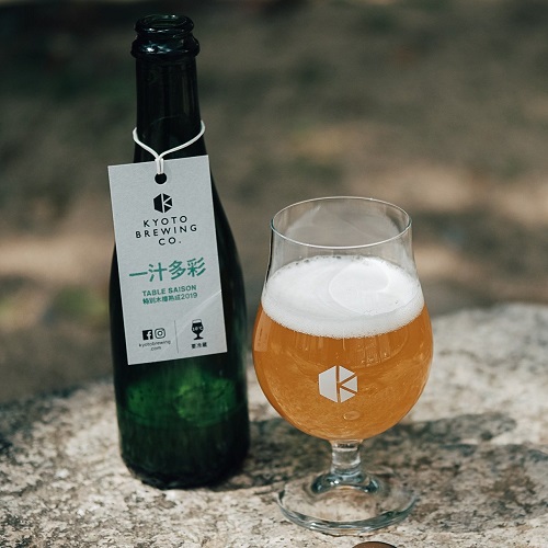 京都醸造 & アップライトブルーイング / 一汁多彩 木樽熟成 375ml瓶 [Kyoto Brewing Co. & Upright Brewing / Farmer's Table - Barrel Aged]