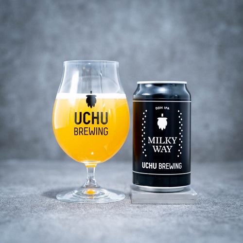 うちゅうブルーイング / ミルキーウェイ (ネルソンソーヴィン) 350ml缶 [Uchu Brewing / MILKYWAY (NELSON SAUVIN)]