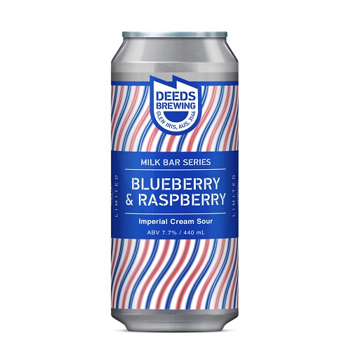 ディーズブルーイング / ミルクバーシリーズ: ブルーベリー & ラズベリー 440ml缶 [Deeds Brewing / Milk Bar Series: Blueberry & Raspberry]