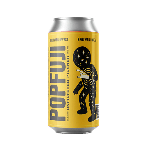 ブルワリーウェスト / ポップフジ (Unfiltered Pilsner) 473ml缶 [Brouwerij West / Popfuji]