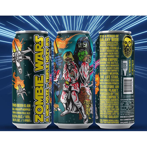 ビアゾンビーズ / ゾンビーウォーズ (DDH Hazy TIPA) 473ml缶 [Beer Zombies / ZOMBIE WARS]