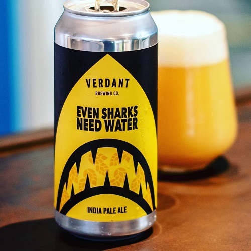 ヴァーダント / イーブン シャークス ニード ウォーター (Hazy IPA) 440ml缶 [Verdant / Even Sharks Need Water]
