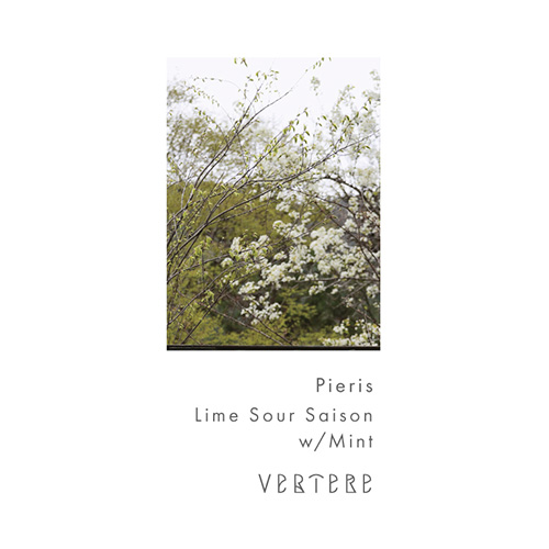 バテレ / ピエリス (Lime Sour Saison w/Mint) 350ml缶 [VERTERE / Pieris #1]