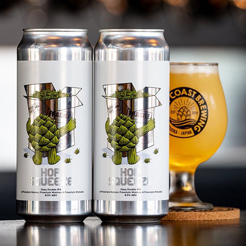 ウエストコーストブルーイング / ホップ・スクイーズ (Hazy Double IPA w/ Freestyle Hops) 500ml缶 [West Coast Brewing / Hop Squeeze]