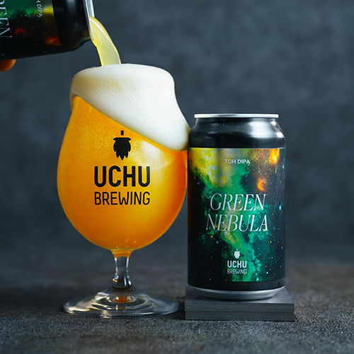 うちゅうブルーイング / グリーンネビュラ (TDH DIPA) 350ml缶 [UCHU BREWING / GREEN NEBULA]