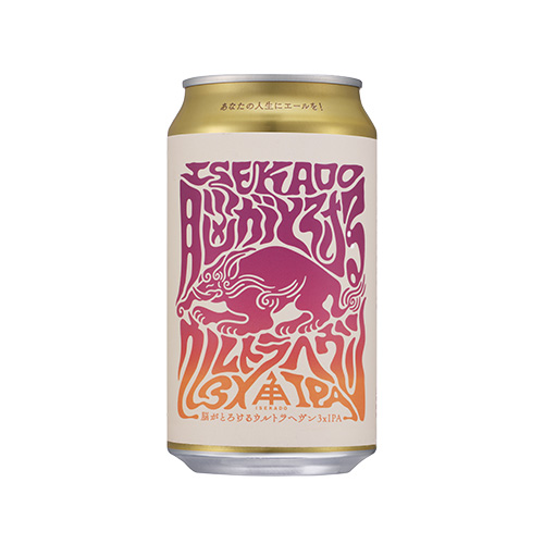 伊勢角屋麦酒 / 脳がとろけるウルトラヘヴン3xIPA (West Coast Triple IPA) 350ml缶 [ISEKADO BREWERY / Nou ga Torokeru Ultra Heaven 3xIPA]