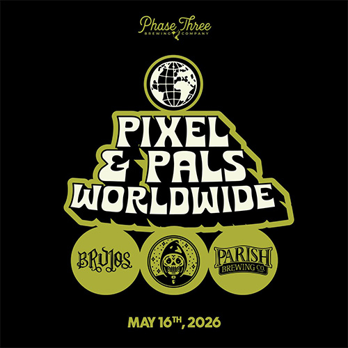 フェーズスリー / ピクセル&パルズ・ワールドワイド2026 473ml缶 x 4 [Phase Three / Pixel & Pals WorldWide 2026]