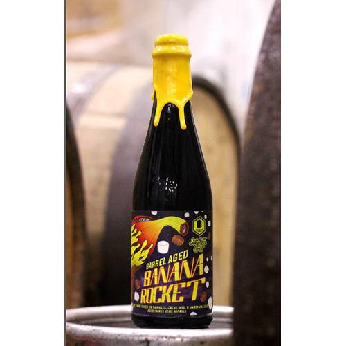 バーニッシュ x サウザングリスト / バレルエイジド・バナナロケット (Imperial Stout) 500ml瓶 [Burnish x Southern Grist / Barrel Aged Banana Rocket]