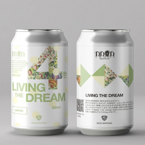 DD4Dブルーイング / リビングザドリーム (Hazy IPA) 350ml缶 [DD4D Brewing / LIVING THE DREAM]