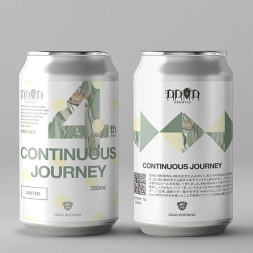 DD4Dブルーイング / コンティニュアスジャーニー (Rice Lager) 350ml缶 [DD4D Brewing / CONTINUOUS JOURNEY]