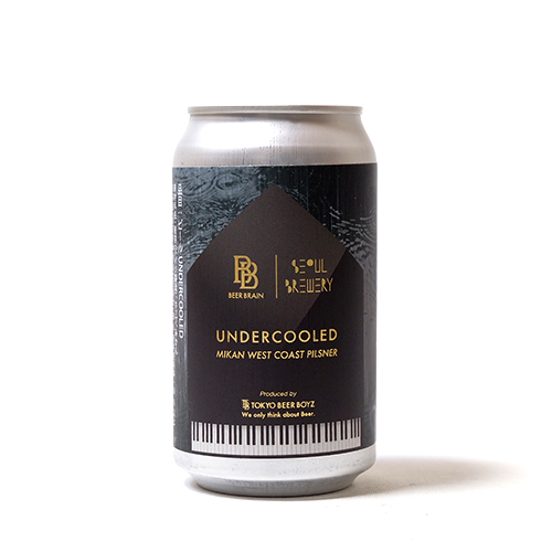ビアブレイン x ソウルブルワリー / アンダークールド (Mikan West Coast IPA) 350ml缶 [BEER BRAIN BREWERY x Seoul Brewery / UNDERCOOLED]