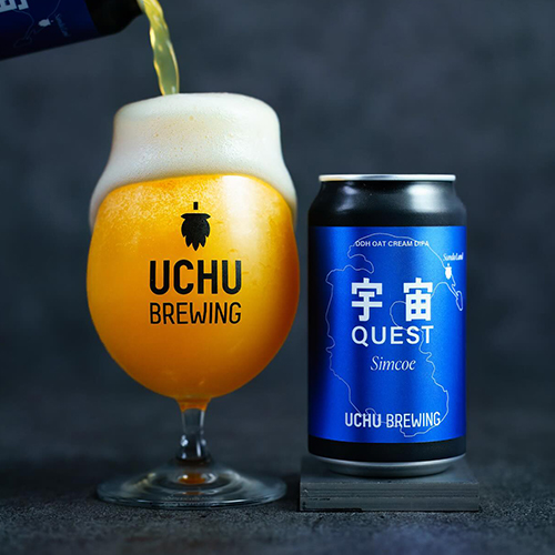 うちゅうブルーイング / 宇宙QUEST Simcoe (DDH Oat Cream DIPA) 350ml缶 [UCHU BREWING / UCHU QUEST Simcoe]