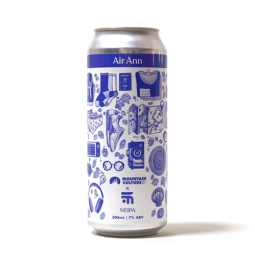マウンテンカルチャー x ファストファッション / エア・アン (New England IPA) 500ml缶 [Mountain Culture x Fast Fashion / Air Ann]