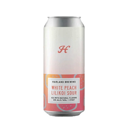 ハーランド / ホワイトピーチ・リリコイサワー (Fruited Sour with Lilikoi & White Peach) 473ml缶 [Harland / White Peach Lilikoi Sour]