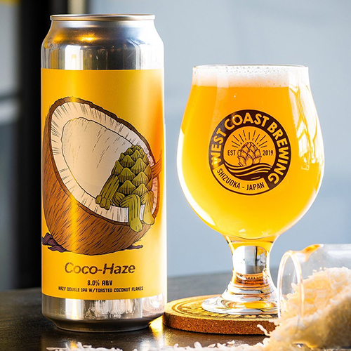 ウエストコーストブルーイング / ココ・ヘイズ (Hazy Double IPA w/Toasted Coconut Flakes) 510ml缶 [West Coast Brewing / Coco-Haze]