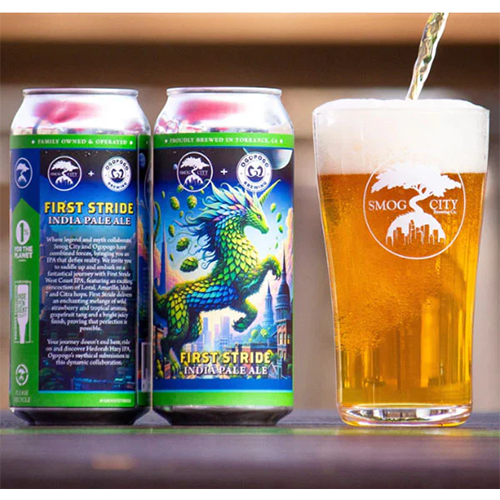 スモッグシティ x オゴポゴ / ファーストストライド (West Coast IPA) 473ml缶 [Smog City x Ogopogo / First Stride]