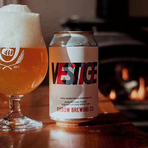 オックスボウ / ヴェスティージ (Subtly-smoked Blonde Farmhouse Ale) 355ml缶 [Oxbow / Vestige]