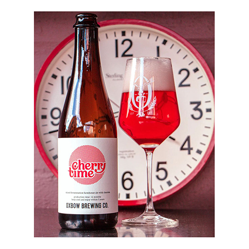 オックスボウ / チェリータイム (Mixed-Fermentation Farmhouse Ale with Cherries) 500ml瓶 [Oxbow / Cherry Time]