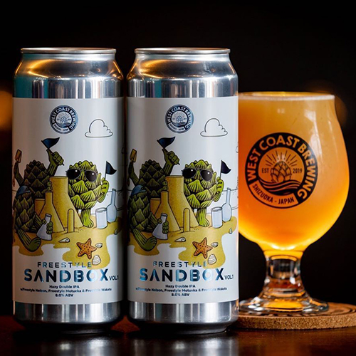 ウエストコーストブルーイング / フリースタイル・サンドボックス Vol.1 (Hazy Double IPA) 500ml缶 [West Coast Brewing / Freestyle Sandbox Vol.1]