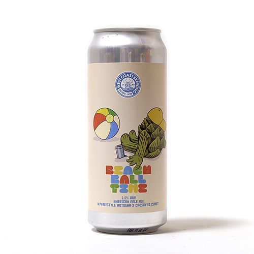 ウエストコーストブルーイング / ビーチ・ボール・タイム (American Pale Ale w/Pikimai Motueka, Crosby Comet & Comet CGX) 510ml缶 [West Coast Brewing / Beach Ball Time]