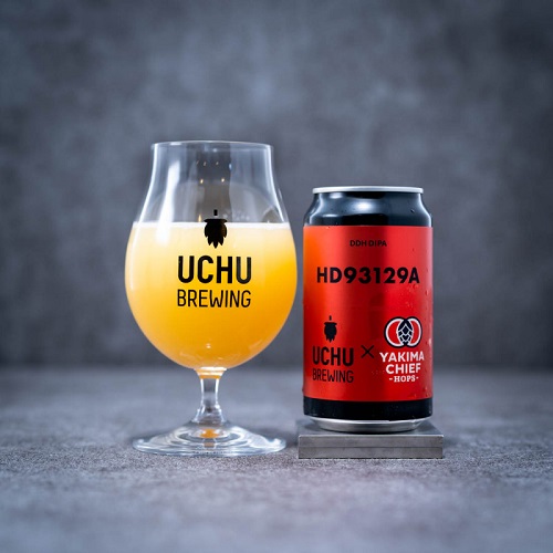 うちゅうブルーイング & ヤキマチーフホップス / HD93129A 350ml缶 [Uchu Brewing & Yakima Chief Hops / HD93129A]