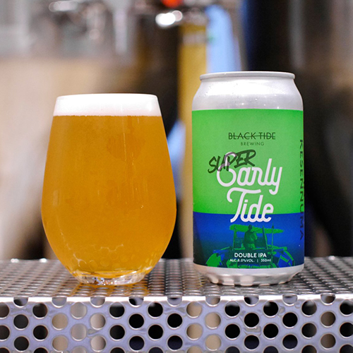 ブラックタイドブリューイング / スーパーアーリータイド (West Coast Double IPA) 350ml缶 [Black Tide Brewing / Super Early Tide]