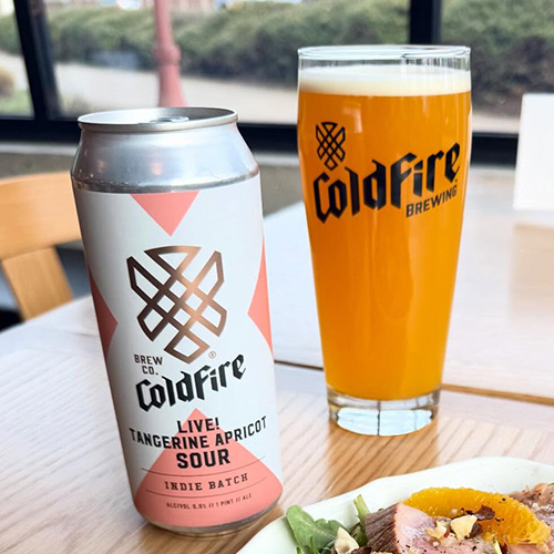 コールドファイア / ライブ! タンジェリン・アプリコット・サワー (Fruited Sour) 473ml缶 [ColdFire Brewing / Live! Tangerine Apricot Sour]
