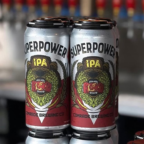 カムレイドブルーイング / スーパーパワーIPA (American IPA) 473ml缶 [Comrade Brewing / Superpower IPA]