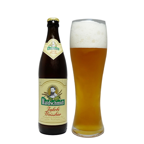 ヴァルトシュミット ヤコビ ヴァイスビア 500ml瓶/20本 [Waldschmidt Jakobi Weissbier]