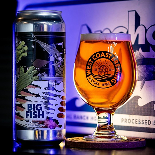 ウエストコーストブルーイング / ビッグ・フィッシュ (West Coast Double IPA w/Anchovy Hops) 510ml缶 [West Coast Brewing / Big Fish]