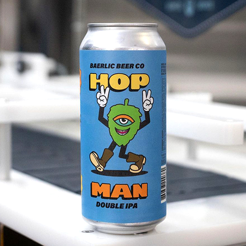 ベアリックブルーイング / ホップマン “ブルー” (West Coast Double IPA) 473ml缶 [Baerlic Brewing / Hop Man “Blue”]