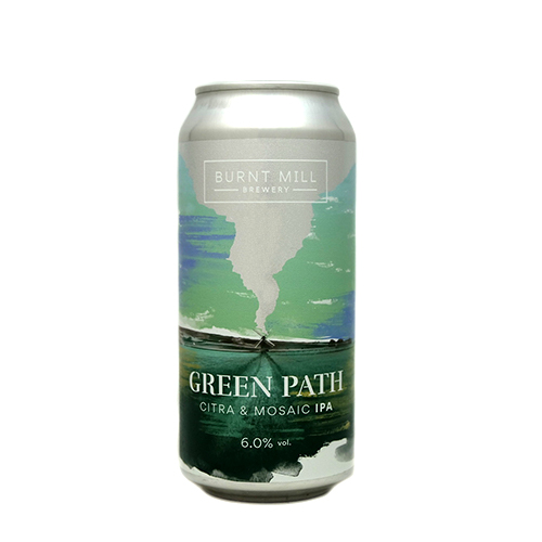 バーントミル / グリーンパス シトラ & モザイク IPA (West Coast IPA) 440ml缶 [Burnt Mill / Green Path Citra & Mosaic IPA]