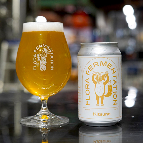 フローラ ファーメンテーション / キツネ (Japanese Light Lager) 350ml缶 [FLORA FERMENTATION / Kitsune]